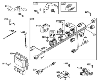 Part Location Diagram of 593900 Briggs and Stratton Cover-fuse